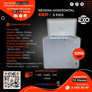 ❄️❄️ EKO ❄️❄️ NEVERAS DE 3.5 Y 5 PIES. ❄️❄️ NUEVOS Y GARANTÍA DE 6 A 12 MESES. TLF 54833699 - Img 47294753