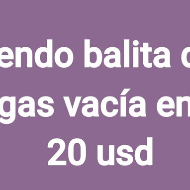 Vendo balita de gas vacía con domicilio - 2/2