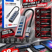 Hoco – Adaptador HB1B 4 en 1 USB a USB 3.0 con Velocidad 5Gbps, Factura y Garantía. Variedad de artículos Nuevos en caja - Img 57372177