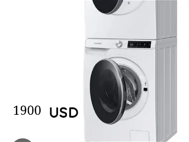 combo Samsung lavadora + secadora al vapor - Img main-image