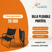 Silla, asiento plegable portátil, camping - Img 56441361