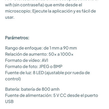 Microscopio Digital HD (F201) 🌐 - 7/7