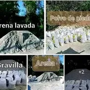 Arena lavada polvo piedra y gravilla - Img 50819389