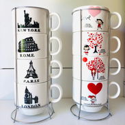 Juego de 4 tazas de café ☕ - Img 55427353