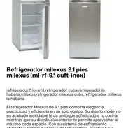REFRIGERADOR MILEXUS 9.1 PIES - Img 55654738