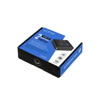 Splitter/Switch Unno Tekno HDMI Bidireccional 4K 60Hz 2 Puertos Plug & Play Compatible Con Consolas y TV - Img 112234086