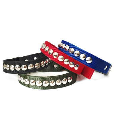 Collar Ajustable con Diseño de Tachuelas Planteadas - 2/5