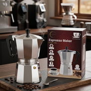Producto:Cafetera expreso solo para gas o infrarrojo 6 TAZAS - Img 57005547