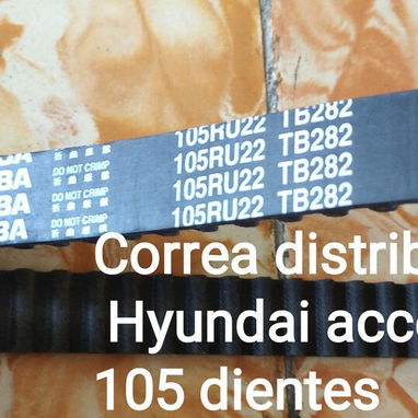 Vendo Correa distribución de 105 dientes - 6/10
