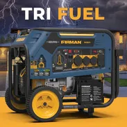 🌹Planta Firman 9400w 110/220 v  encendido por botón  Tri Fuel en 1550 usd - Img 53269342
