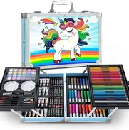Estuche de pintar, uno azul y otro rosa - Img 49997013