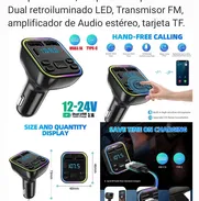 Adaptador bluetooth para autos por conexión FM (Va conectado en la cachimba del auto) - Img 49380888