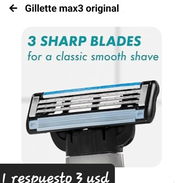 Cuchilla Gillette max 3, max 5, max2 - Img 54848700