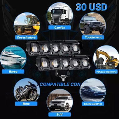 ✨️🔥NEBLINEROS FOCOS LED CON LUPA 🔥✨️ - Img 123064592