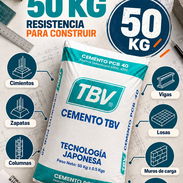 🏗️ TU OBRA NECESITA BUENOS MATERIALES 🧱 CEMENTO TBV ESTEUCTURAL 26 USD - Img 57898759