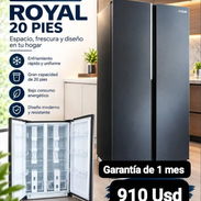 Refrigerador ROYAL Side by Side de 20 pies cúbicos, Garantía de 1 mes, Entrega por un mínimo costo adicional para toda L - Img 57314883