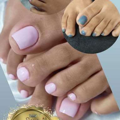 Uñas Acrílicas, Base Rubber, gel de construcción, Pedicura, diseño y decoración - 10/10