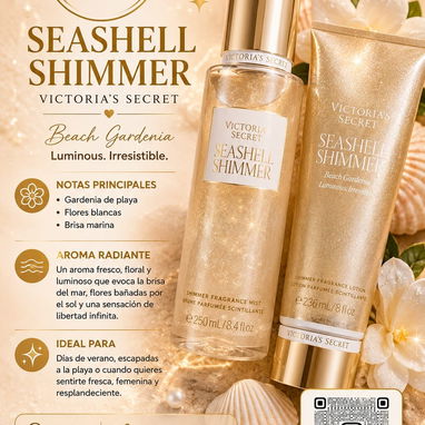 Juegos de Colonia y Crema Originales Victoria’s Secret (coconut pasión-vanilla lace-seashell shimmer) - Img 123884467