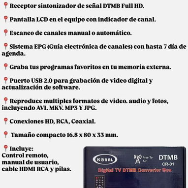 Cajita descodificadora Koral - Img 121545187