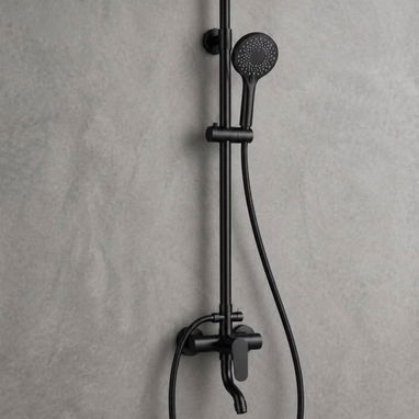 🚨🚨Llego lo que esperabas 🚨🚨 🫱Porcelanato gris con brillo🫲 🫱Assesorios para baños en negro y plateado🫲 🫱Mesclado - 7/10