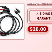 CABLE ADAPTADOR DE PANEL SOLAR A CC 2.5M - Img 58259723