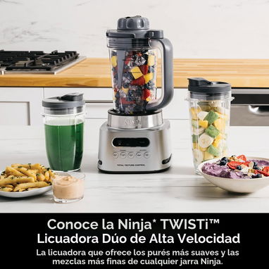Batidora NINJA TWISTI Blender DUO SS151 (3 EN 1) ALTA VELOCIDAD (1600W) 110V/60Hz FUNCIONES AUTO-IQ, smartTORQUE NUEVA. - Img 124667183