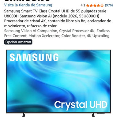 TV Samsung de 55 pulgadas - 2/3