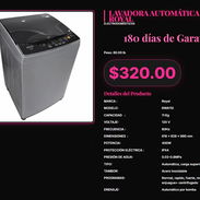 LAVADORA AUTOMÁTICA 11KG ROYAL - Img 57284235