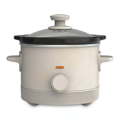 Olla eléctrica, cocción lenta marca bella de 1.4 litros , control manual , 3 niveles resipiente d ceramica antiadherente - 2/3