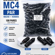 Pareja de conector MC4 hembra y varón para instalación de paneles solares - Img 57131352