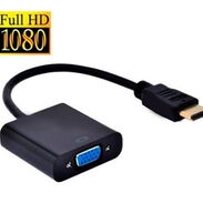 Adaptador HDMI-VGA con salida de audio(HDMI punta Dorada)Nuevo - Img 45026090