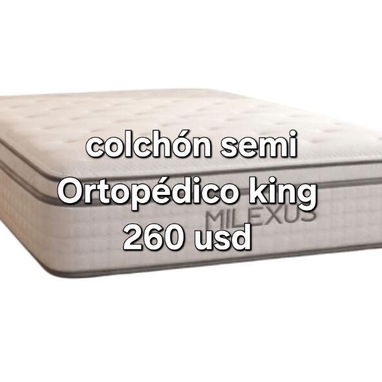 Colchones King y camero semi Ortopédico precio en las fotos - Img 119111888