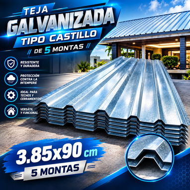 Tejas galvanizadas - 2/3