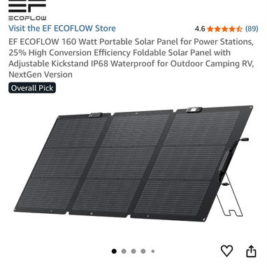 EcoFlow Delta 3 Air+Panel solar de 160watt - Img 125683323