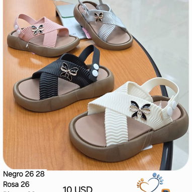 Sandalias de modelos hermosos 💜 para niñas 👧🏽 - 4/10