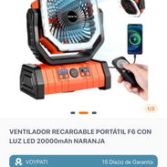 Ventilador recargable portátil f6 - Img 56764116