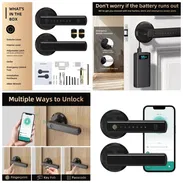 🔐 CERRADURA INTELIGENTE VILADEPOTk – MANIJA DIGITAL 🔐 AX | E01 | $60 USD - Img 56445179
