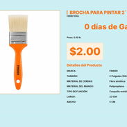 Brocha para Pintura Residencial Finder 2": Alta Resistencia en Ferretería VPT#-0428 - Img 55668992