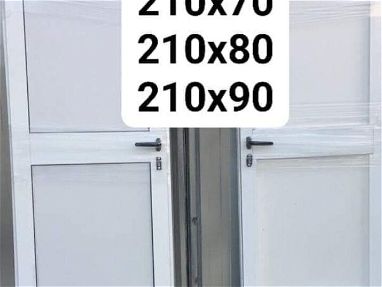 Puertas y ventanas de aluminio con cristales - Img 67657650
