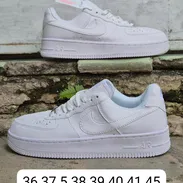 Tenis Nike force blancos 36 37.5 38 38 39 40 41 45 solo mensajería $35 - Img 58011561