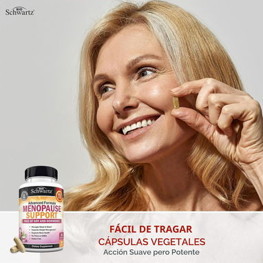 Apoyo Menopausia Herbal · BioSchwartz · 60 cáp - 8/10