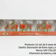 Set de 6 vasos de cristal - Img 55930893
