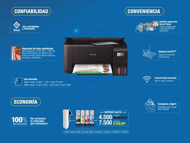 L3250!!! Impresora multifuncional 3 en 1 Epson EcoTank  con impresión 100% sin cartuchos. 53750952 - Img 48868702