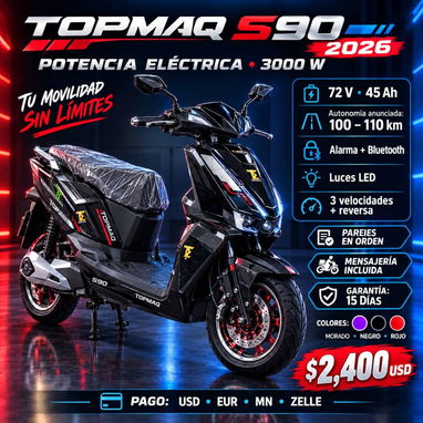 🛵 MOTOS ELÉCTRICA TOPMAQ S90 2026 🛵 - 2/5