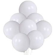 Globos Blanco de 12" - Img 57400756