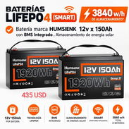 Baterías LiFePO4 Smart HUMSIENK con BMS integrado - Img 58191268