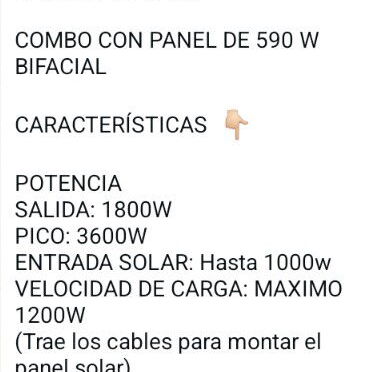 Estación de energía de 2304 w + panel solar de 590 w - 2/2