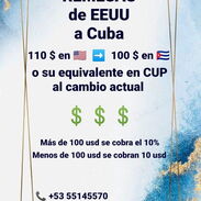 💲💲REMESAS de EEUU a Cuba 💲💲. Cambio hoy a 355 cup - Img 45374723