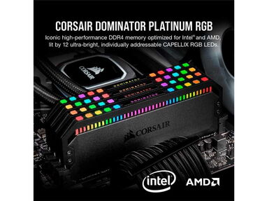 0km✅ RAM DDR5 Corsair Dominator Platinum RGB 32GB 6200mhz 📦 Disipadas, 2x16, CL36 ☎️56092006 - Img 58665720