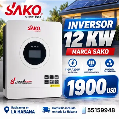 🌞‼️INVERSORES, ESTACIONES, PANELES SOLARES: 225W, 450W, 550W, 620W |Cable, conectores mc4 y más.. - 12/15